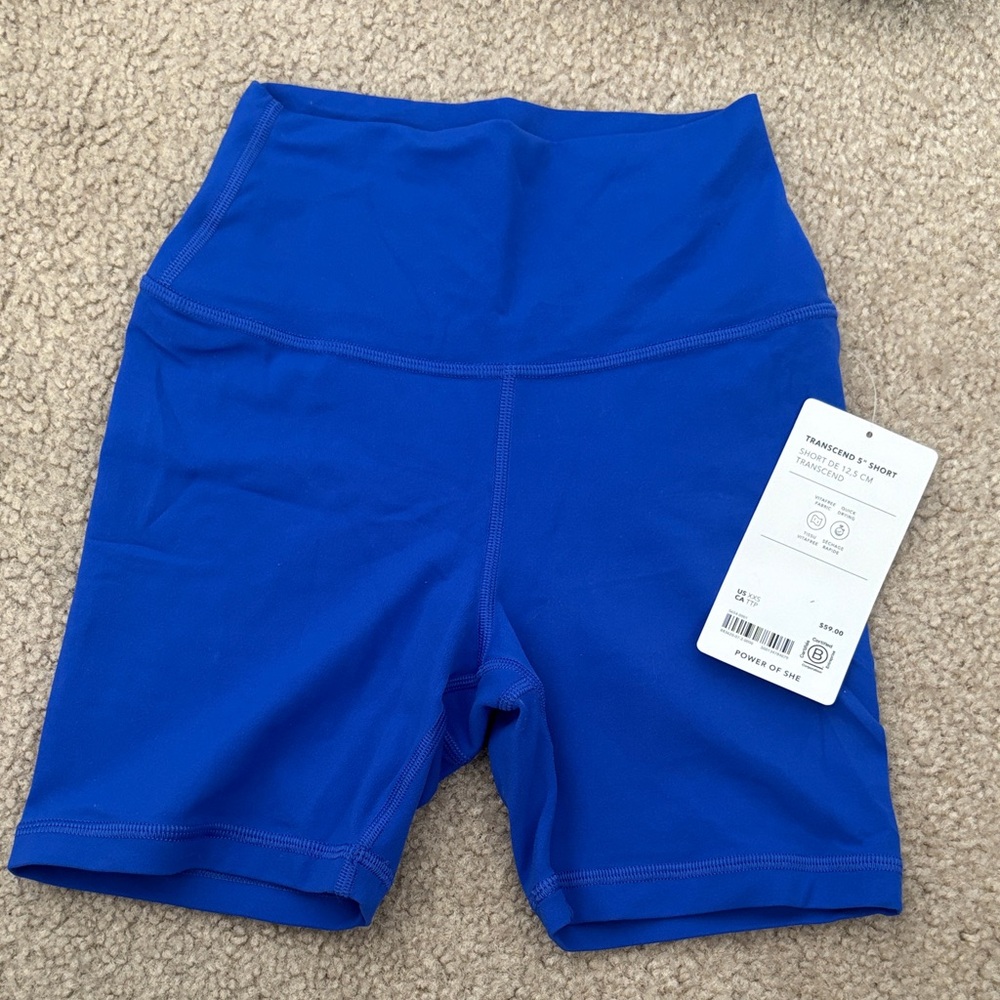 Athleta Women's Electric Blue Bike Shorts